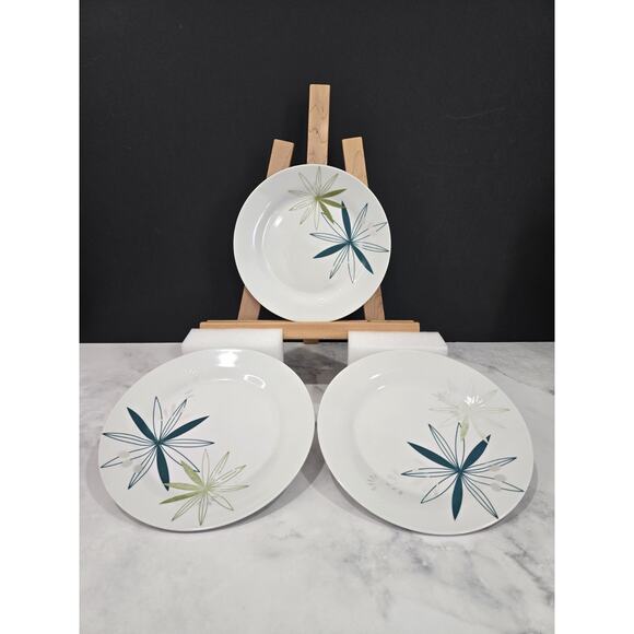 Pier 1 MCM Design Kui Hua 8 1/8 Inch Salad Plate-Set of 3 - Picture 2 of 5